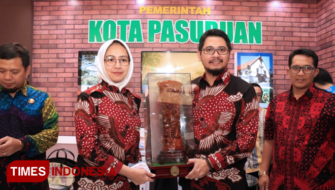 Wakil Wali Kota Pasuruan Raharto Teno Prasetyo hadir dalam Rakernas XIV Apeksi yang digelar di Semarang, Jawa Tengah, 2-5 Juli 2019. (FOTO: AJP TIMES Indonesia)