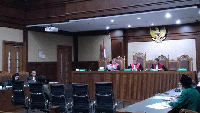 sidang lanjutan kasus dugaan suap jual beli jabatan di lingkungan Kemenag Jatim, di Pengadilan Tipikpr, Jakarta, Rabu (10/7/2019).