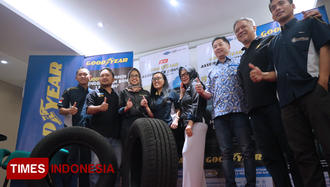 Goodyear Assurance Duraplus2 resmi membanjiri market otomotif Surabaya dan Indonesia Timur, Kamis (11/7/2019).(FOTO: Lely Yuana/TIMES Indonesia)