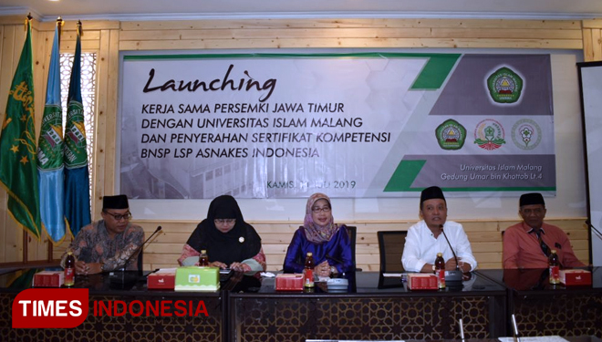 Unisma MoU dengan Persatuan Sekolah Menengah Kejuruan Kesehatan Indonesia (Persemki) Jawa Timur. (FOTO: AJP TIMES Indonesia)