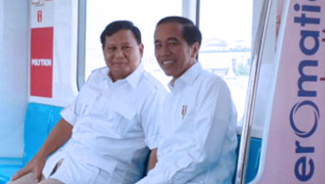 Presiden terpilih Jokowi bertemu Prabowo Subianto di Moda Raya Terpadu (MRT). (Foto: babelpos)