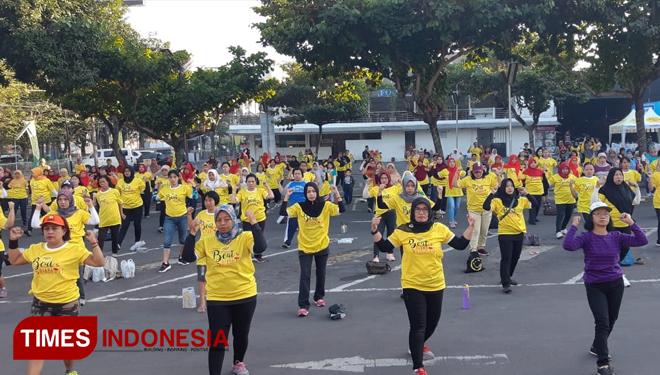 Salah kegiatan #BeatDiabetes untuk meluruskan Hoax Soal Kesehatan di Yogyakarta. (FOTO: Soni Haryono/TIMES Indonesia)