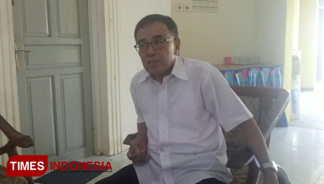 Ketua Harian DPD II Golkar Kota Bontang, Arham (Foto: Kusnadi /TIMES Indonesia) 