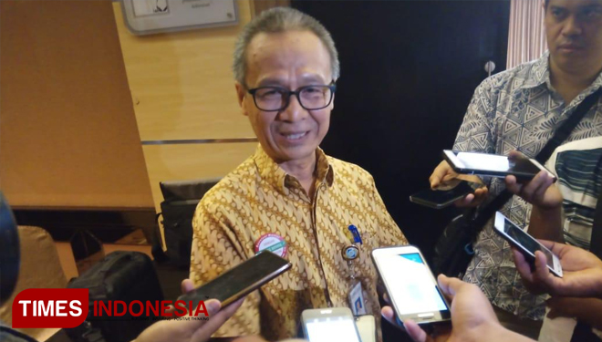 Kepala BPJS Kesehatan Madiun, Tarmuji. (Foto: Moch. Al zein/TIMES Indonesia)