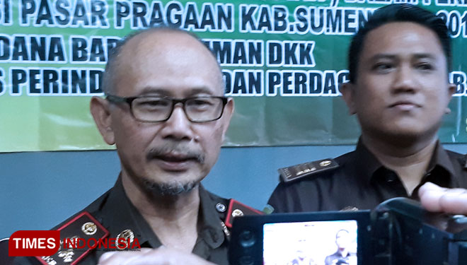 Kepala Kejaksaan Negeri (Kajari) Sumenep, Bambang Panca Wahyudi Hariadi. (Foto: Ach. Quayairi Nurullah/TIMES Indonesia)