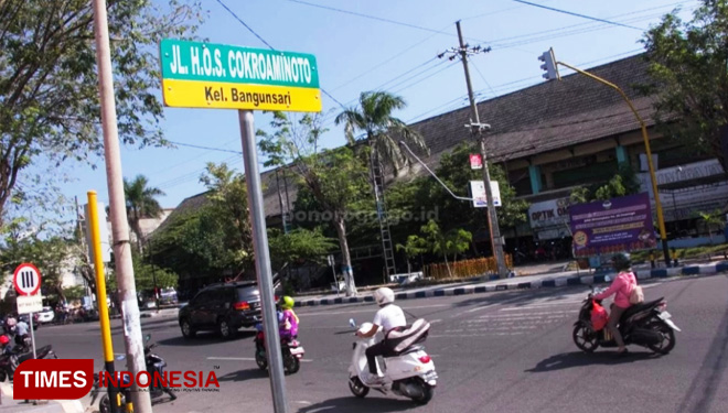 Jalan Baru Hos Cokroaminoto Ponorogo (FOTO: Marhaban/TIMES Indonesia)