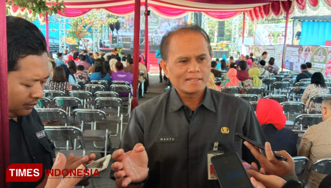 Kepala Dinas Perdagangan (Disperindag) Kota Malang Wahyu Setianto. (FOTO: Naufal Ardiansyah/TIMES Indonesia)