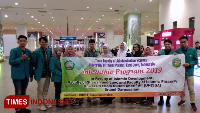 Fakultas Ilmu Administrasi (FIA) Unisma Malang melakukan terobosan baru berupa Intership Program 2019 di Sultan Syarif Ali University (Unissa) Brunei Darussalam. (FOTO: AJP TIMES Indonesia)