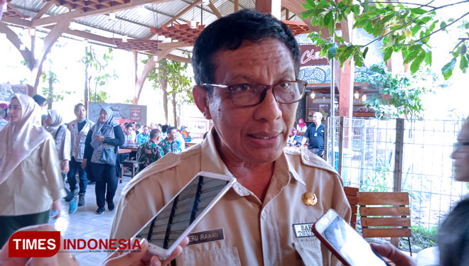 Kepala Badan Penanggulangan Bencana Daerah (BPBD) Kabupaten Blitar, Heru Irawan. ( Foto: Sholeh/ TIMES Indonesia)