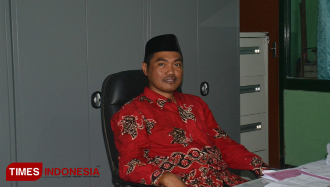H Saiful Badri M.Pd.I, Kasi Haji dan Umrah Kemenag Bondowoso. (FOTO: Moh Bahri/TIMES Indonesia)
