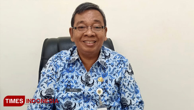 Kepala Dinas Pertanian dan Ketahanan Pangan (DPKP) Tuban, Murtadji, Senin, (22/07/2019). (FOTO: Achmad Choirudin/TIMES Indonesia)