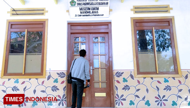 Museum Mandilaras Jalan Cokro Aminoto no 01 Kabupaten Pamekasan mendapatkan kucuran dana sebesar Rp 450 juta dari Kemendikbud. (Foto: Akhmad Syafi'i/TIMES Indonesia)