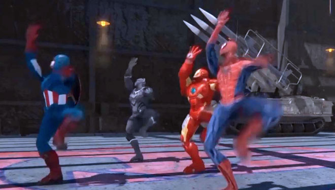 Salah satu adegan avengers saat flash mob. (Ilustrasi/TIMES Indonesia)