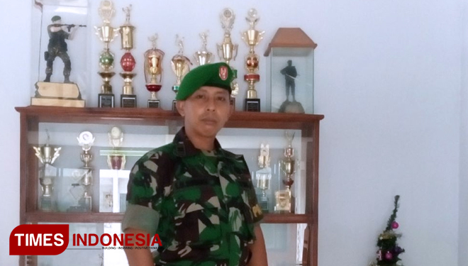 Kapten Cpl. Eko Wahyu Siswanto, S.T. Perwira TNI AD sebagai Pasi Log Situud Paldam XVII/Cenderawasih Papua. (FOTO: AJP TIMES Indonesia)