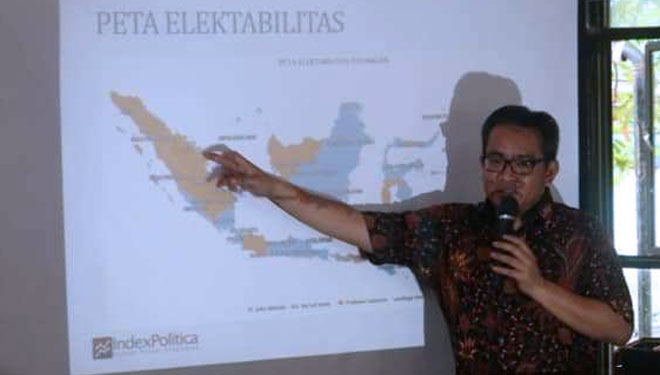 Direktur Eksekutif IndexPolitica Denny Charter. (Foto : Istimewa)