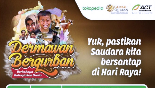 Yuk, segera manfaatkan promo Iduladha di Tokopedia. Jangan sampai ketiadaan waktu untuk membeli hewan kurban menjadi penghalang kita untuk berbagi
