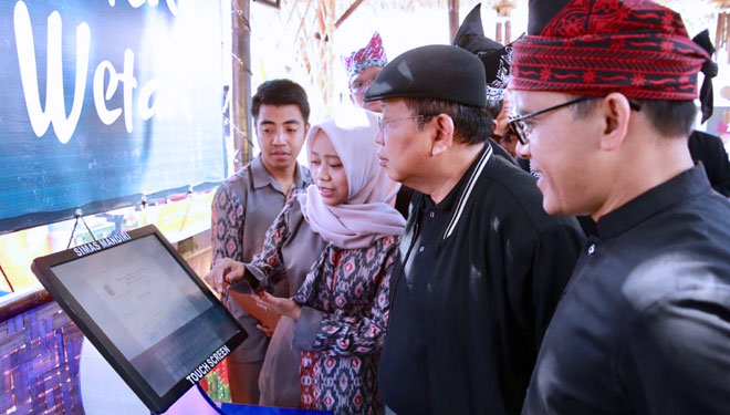 Pemkab Banyuwangi Menggelar Smart Kampung Festival 2019 di Depan Gesibu Taman Blambangan, Banyuwangi. (Foto: Istimewa)