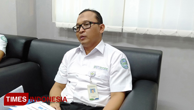Kepala BPJS Kesehatan Cabang Jember Antokalina Sari Verdiana. (foto: Dody Bayu Prasetyo/TIMES Indonesia)
