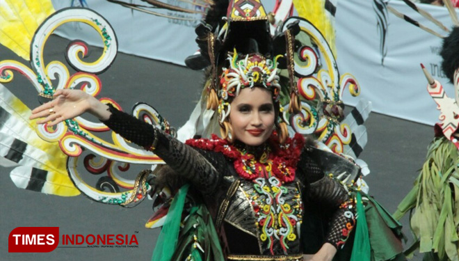 Aura Cinta Laura di JFC  2019  TIMES Indonesia