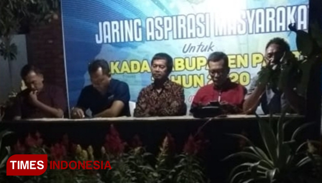 Suasana jaring aspirasi di Resto Tirto Wening Pacitan. (Foto: Heri Bahtiar/TIMES Indonesia)