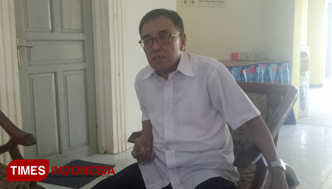 Ketua Harian DPD II Golkar Bontang, Arham (Foto : Kusnadi /TIMES Indonesia) 