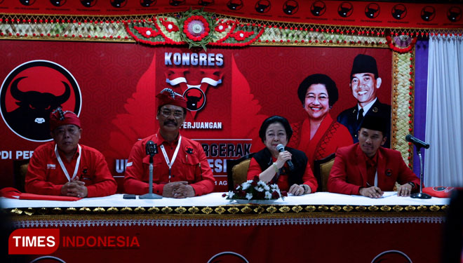 Ketua Umum PDI Perjuangan Megawati Soekarnoputri. (Foto: Imadudin M/TIMES Indonesia)