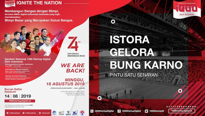 Kominfo RI Dukung 'Ignite the Nation', Gerakan Nasional 1000 Startup Digital