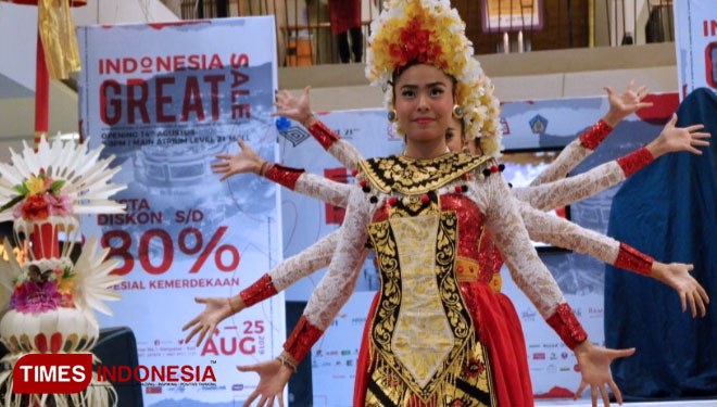 Pembukaan Indonesia Great Sale 2019, di Level 21 Mall Denpasar. (Foto: Imadudin M/TIMES Indonesia)