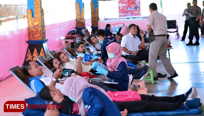 Gelar Donor Darah, PMI Lombok Barat Optimistis Raih Rekor MURI