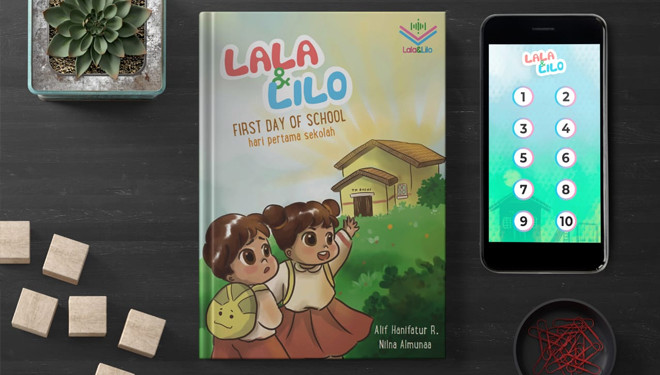 Buku cerita Lala Lilo beserta aplikasi audiobooknya (foto : Lala Lilo for Times Indonesia)