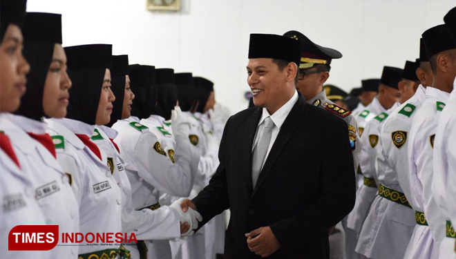 Pengukuhan Paskibra, Wali Kota Kediri: Kalian Punya Tugas Mulia
