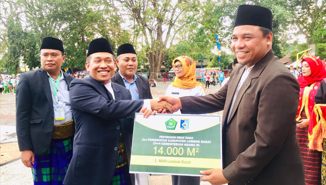 Kemenag RI Terima Hibah Tanah Puluhan Ribu Meter untuk Madrasah dan KUA di NTB