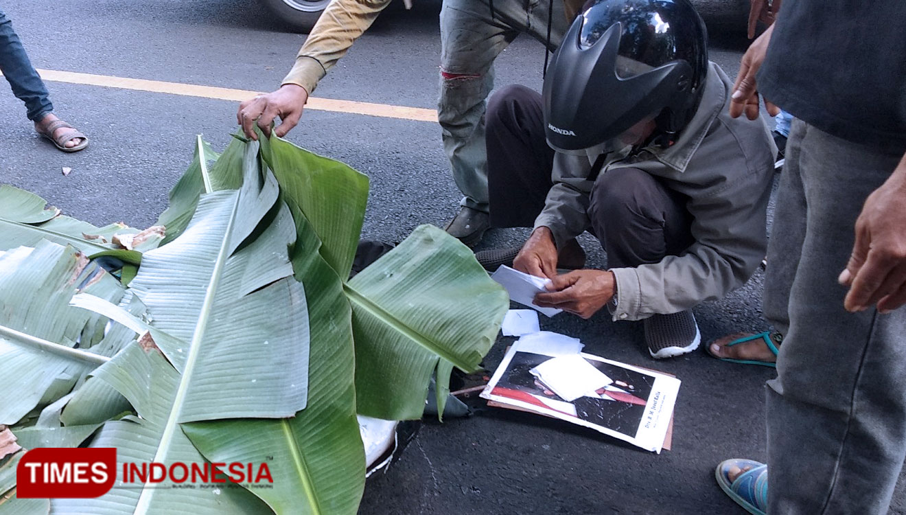 Korban meninggal akibat kecelakaan di Jalan III Dadapan Banyuwangi. (Foto: Agung Sedana/ TIMES Indonesia)