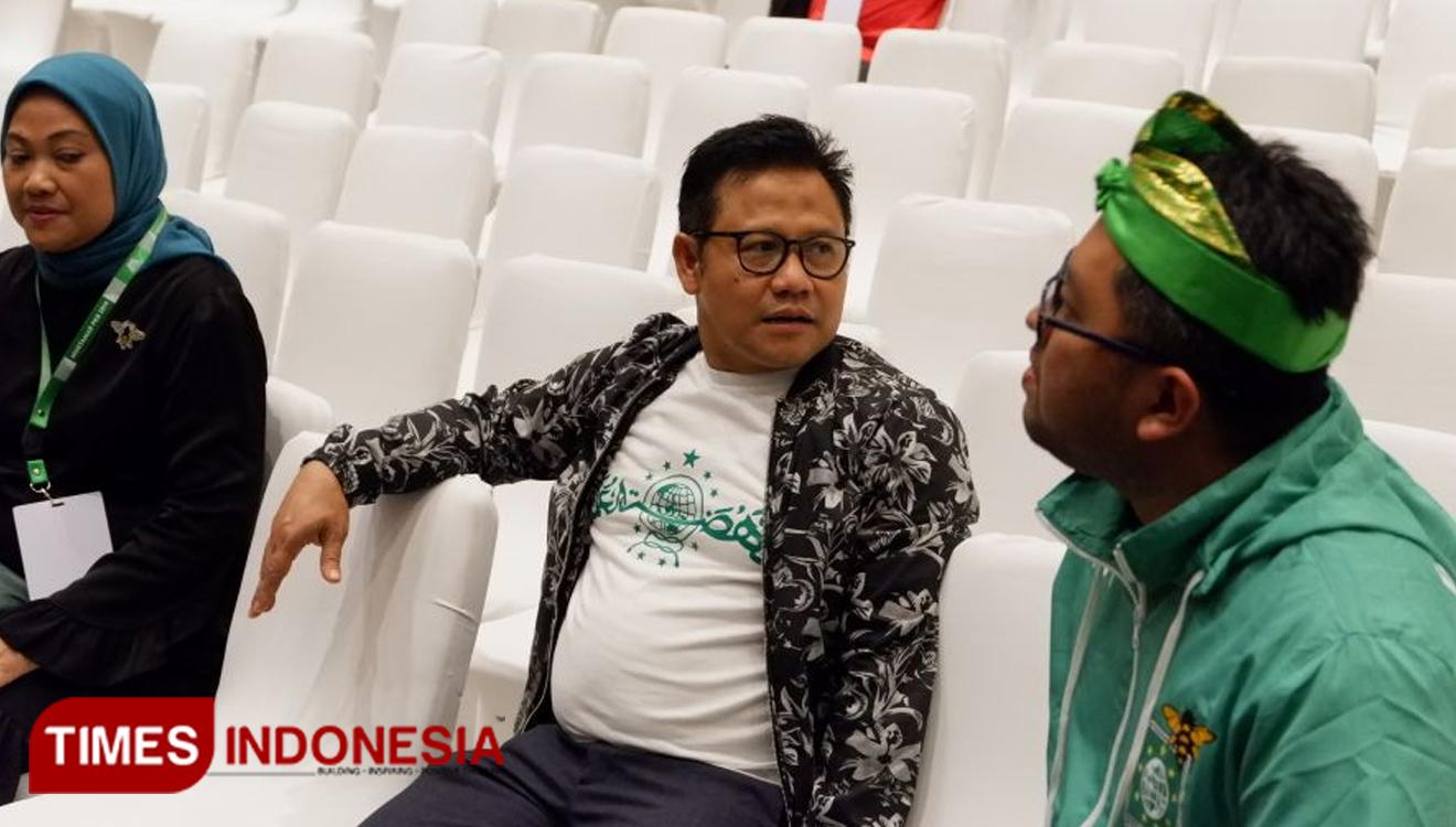 Ketua Umum PKB Abdul Muhaimin Iskandar saat memantau persiapan muktamar di The Westin Resort Nusa Dua. (Foto: Imadudin M/TIMES Indonesia)
