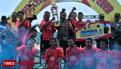 Tutup U15 Bhayangkara Cup, Kapolres Blitar Harap Muncul Pemain Berprestasi