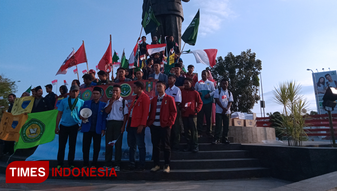 Mahasiswa Blitar Gelar Aksi Damai, Tegaskan Warga Papua Aman