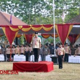 Wabup Agung Mayun Pimpin Apel Peringatan Hari Pramuka ke-58