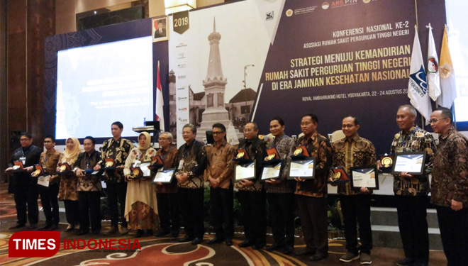 Konferensi Nasional Ke-2 Asosiasi Rumah Sakit Perguruan Tinggi Negeri (ARSPTN) di Hotel Royal Ambarukmo Yogyakarta, 22 hingga 24 Agustus 2019. (FOTO: Istimewa/TIMES Indonesia)