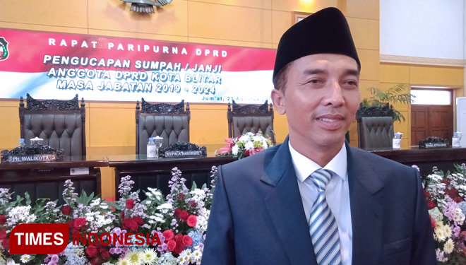 Adi Santoso anggota DPRD Kota Blitar masa jabatan 2019- 2024 dari PKB. (Foto: Sholeh/ TIMES Indonesia)