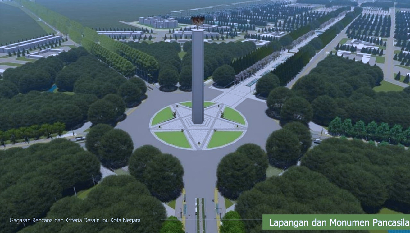 Gagasan Rencana dan Kriteria Desain Ibu kota Negara. (Foto: Kemen PUPR)