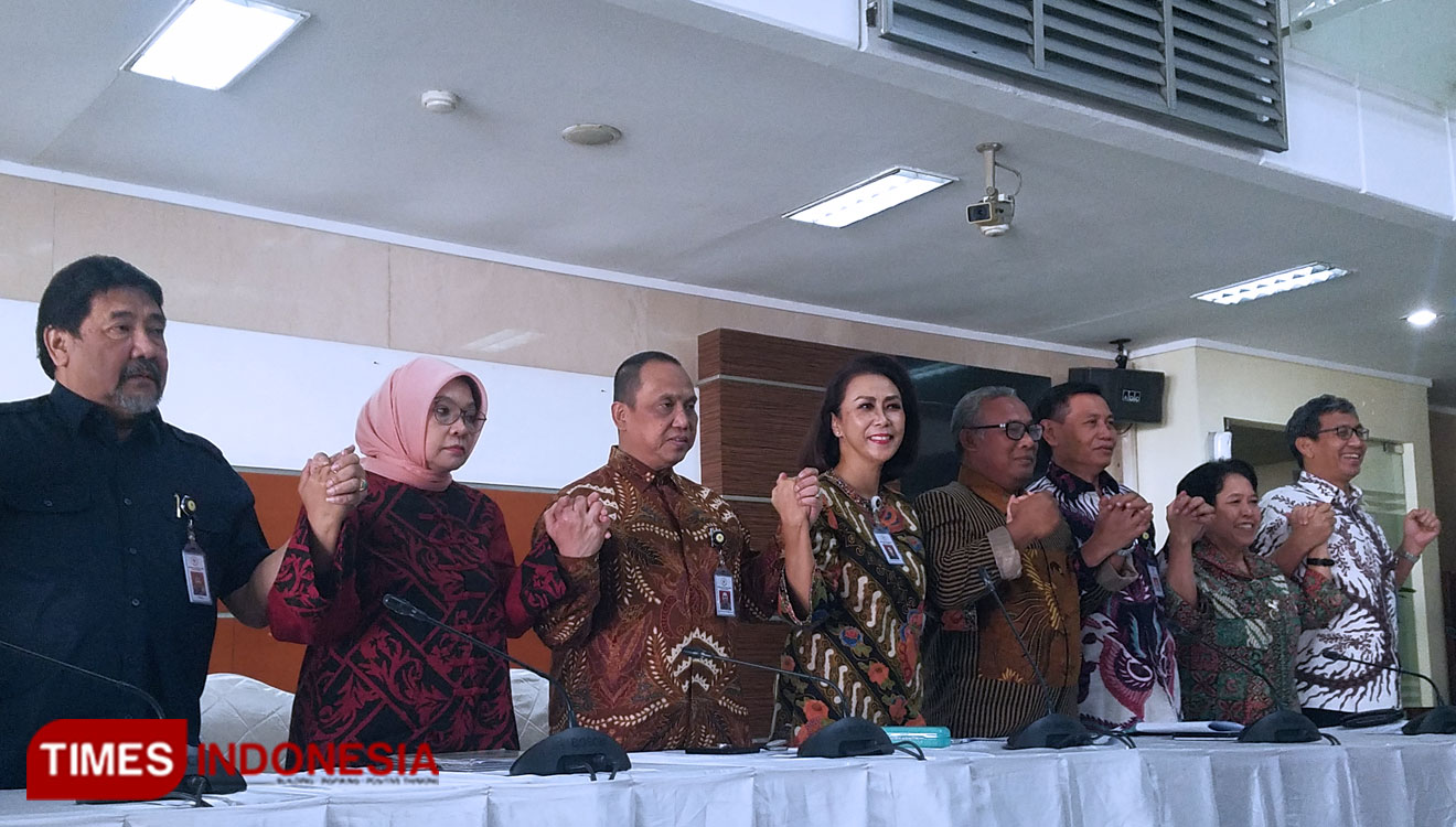 Pansel Capim hari ini umumkan dua puluh orang Capim KPK yang sudah dinyatakan lolos proses Tes Profile Asessment (FOTO: Edi Junaidi ds/TIMES Indonesia).