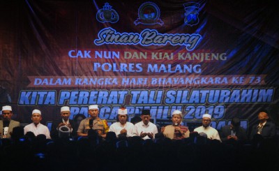 Polres Malang Gelar Sinau Bareng Cak Nun dan Kiai Kanjeng