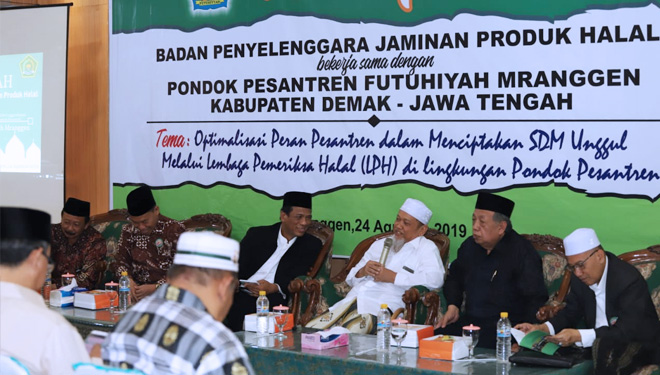 Halaqah Ulama dan Umaro di Demak Bahas Optimalisasi Peran Pesantren dalam Jaminan Produk Halal