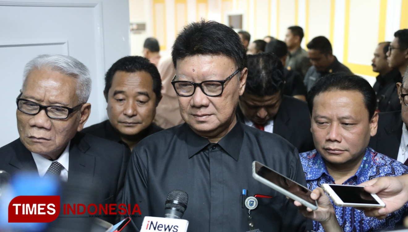 Mendagri Tjahjo Kumolo. (Foto: Hasbullah/TIMES Indonesia)