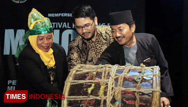 Suasana pembukaan festivak budaya Mancilan. (FOTO: AJP TIMES Indonesia)