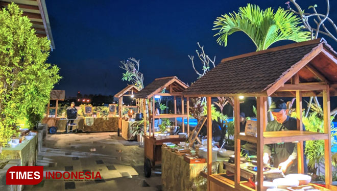 Promo Kuliner Pasar Senggol dan Seafood Fiesta di Spice Restaurant, Illira Hotel Banyuwang. (Foto : Roghib Mabrur/TIMES Indonesia)