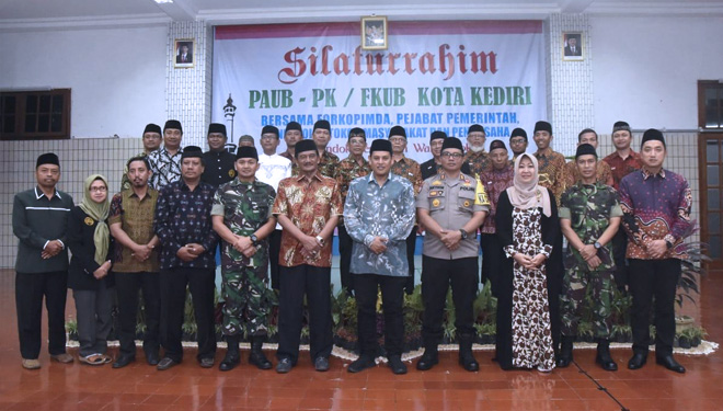 Wali Kota Kediri Silaturahmi Forum Kerukunan Umat Beragama Kota Kediri