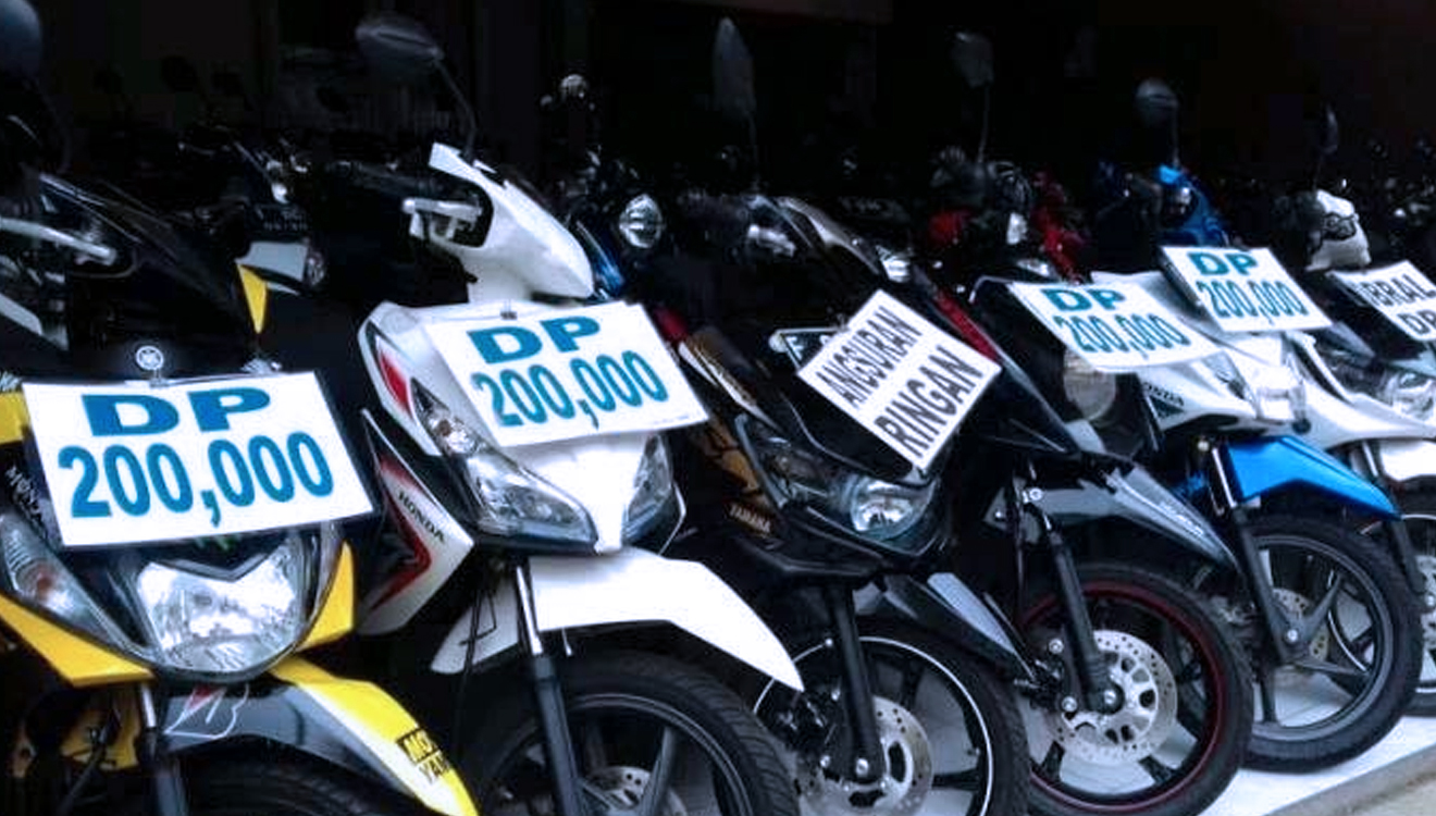 Ilustrasi motor kredit. (FOTO: tribunnews.com)
