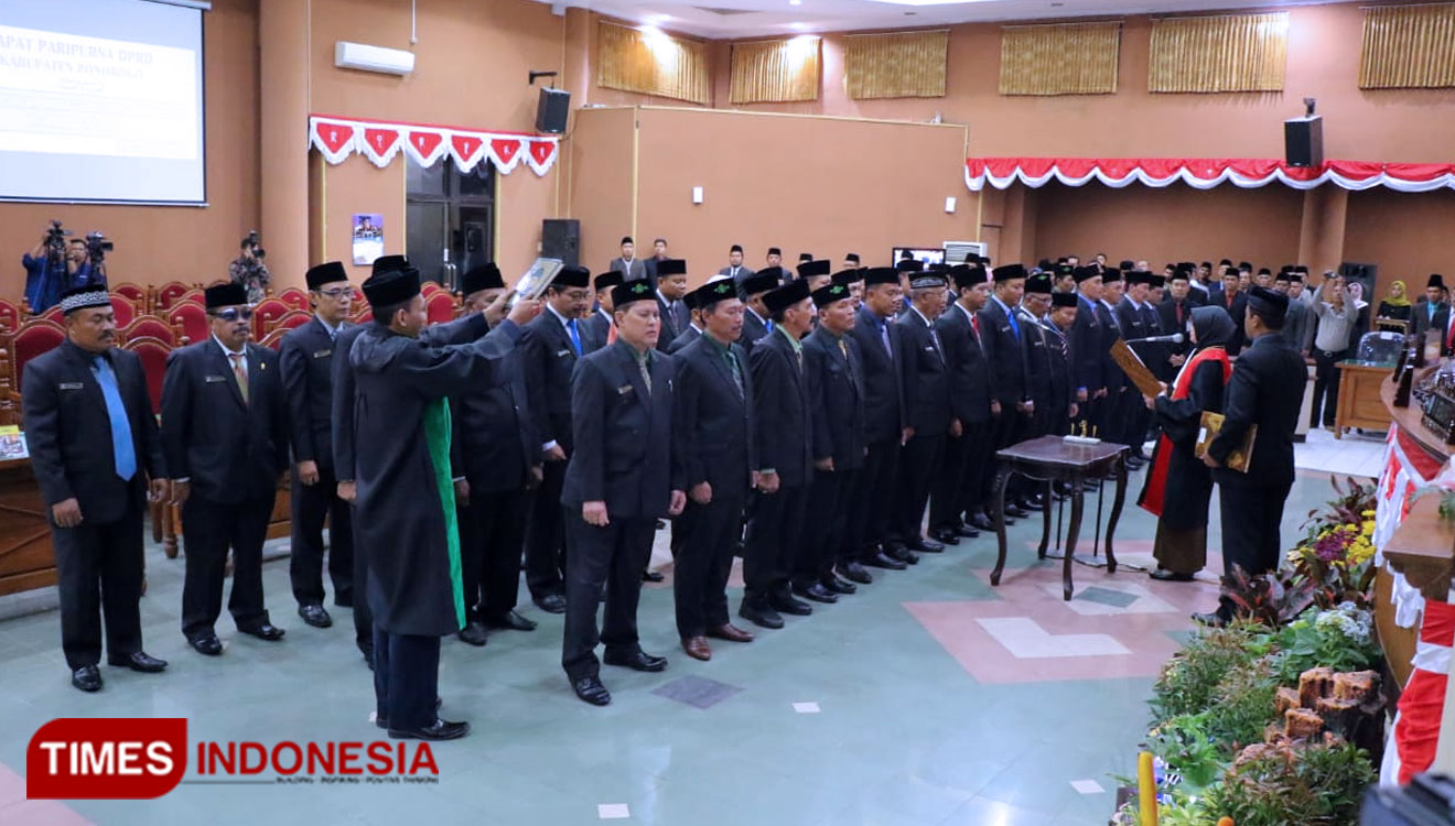 Sebanyak 45 Anggota Dprd Ponorogo Periode 2019 2024 Resmi Dilantik