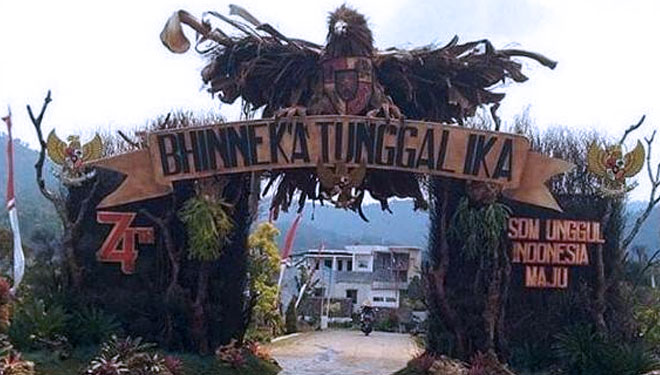 Caption : Salah satu pemenang Festival Gapura Cinta Negeri dari Kota Batu, Jawa Timur. (FOTO : istinewa)